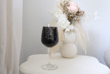 Load image into Gallery viewer, PERSONALISED WINE GLASS