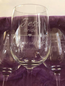 PERSONALISED WINE GLASS